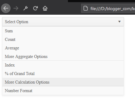 Kendo DropDownList with Separator Example