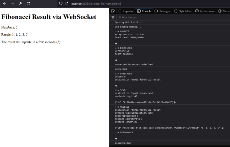 Spring Boot WebSocket Example – Code Samples